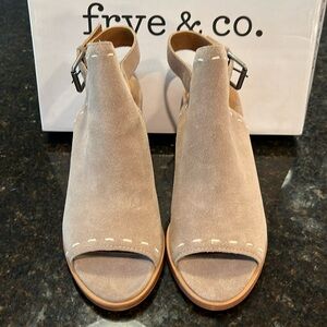 Frye & Co. Donna Suede Slingback, Size 8.5